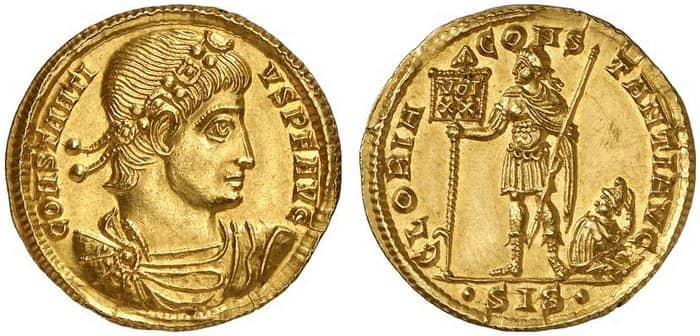 309 bce the gold solidus